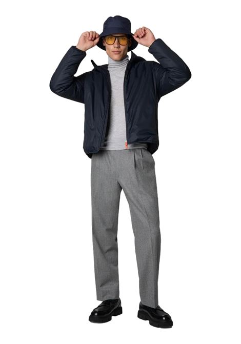 PIUMINO ANIMAL FREE CON CAPPUCCIO UOMO ALLIUM SAVE THE DUCK | Giubbotti | D31445M90010